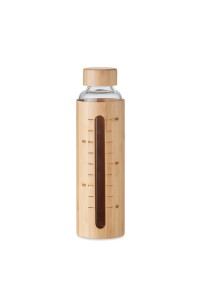 Bouteille verre et bambou 600ml