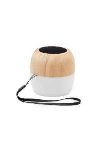 Haut-parleur sans fil en bambou