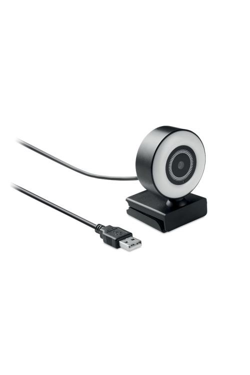 Webcam HD 1080P et lumière