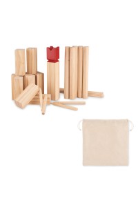 Jeu de lancer en bois de pin