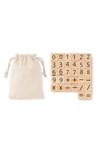 Jeu de comptage éducatif en bois