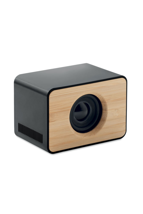 Haut-parleur sans fil bambou