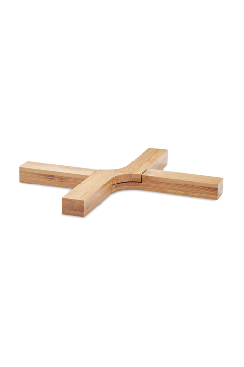 Dessous de plat pliable bambou