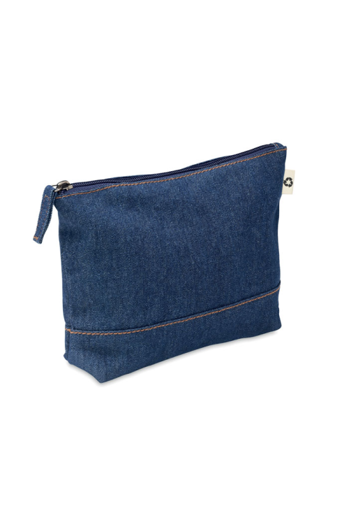 Trousse en denim recyclé