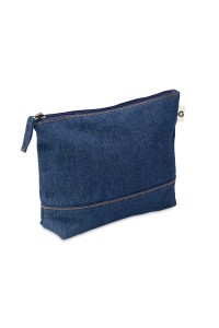 Trousse en denim recyclé