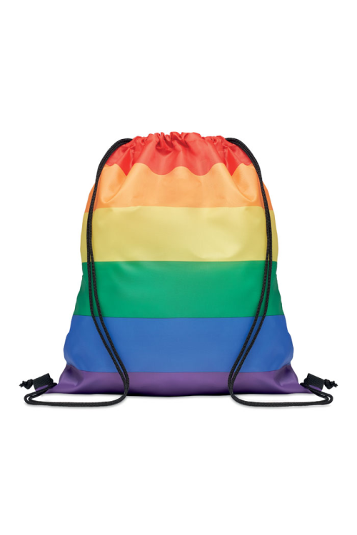 Sac à cordon arc-en-ciel  RPET