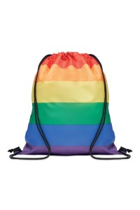 Sac à cordon arc-en-ciel  RPET