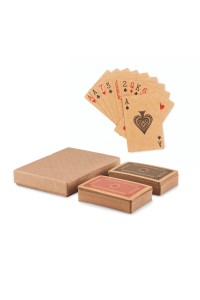 2 jeux de cartes papier recyclé
