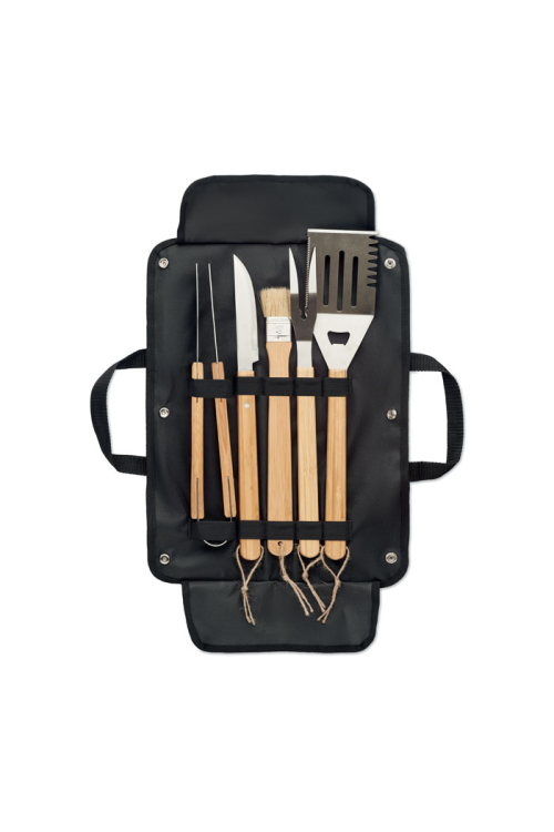 5 outils BBQ dans une pochette