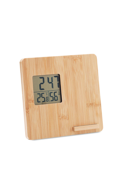 Station météo en bambou