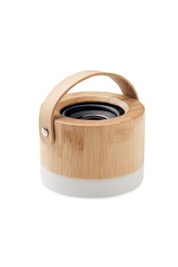 Haut-parleur sans fil en bambou