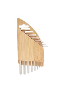 Clés hexagonales support bambou