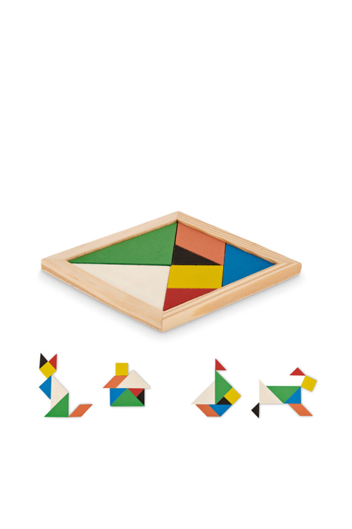 Puzzle Tangram en bois