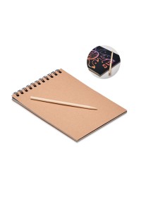 Carnet de papier à gratter