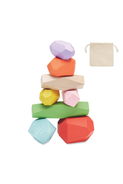 8 Pieces en bois empilables