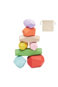 8 Pieces en bois empilables