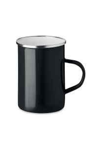 Tasse en métal  couche d'émail