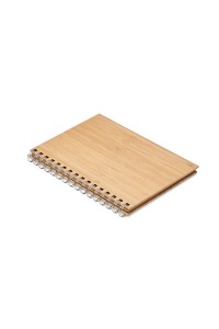 Carnet à spirale A5 en bambou