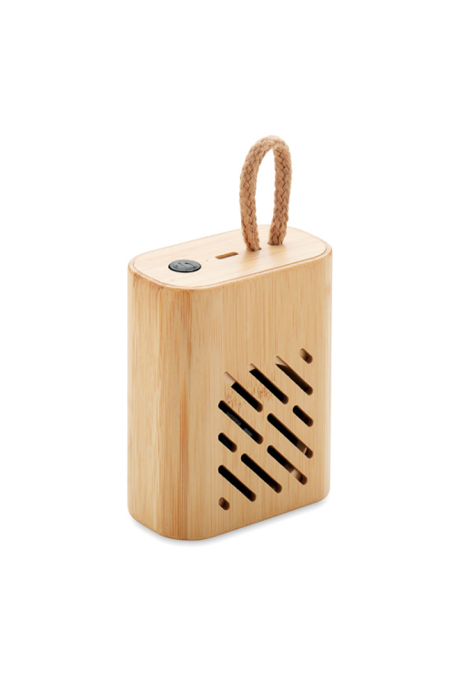 Haut-parleur sans fil bambou 3W