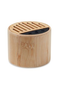 Haut-parleur sans fil bambou