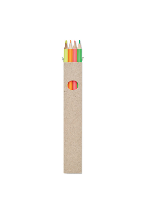 4 crayons surligneurs dans une