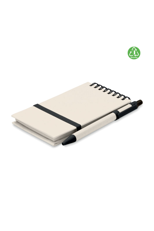 Carnet en carton de lait recycl