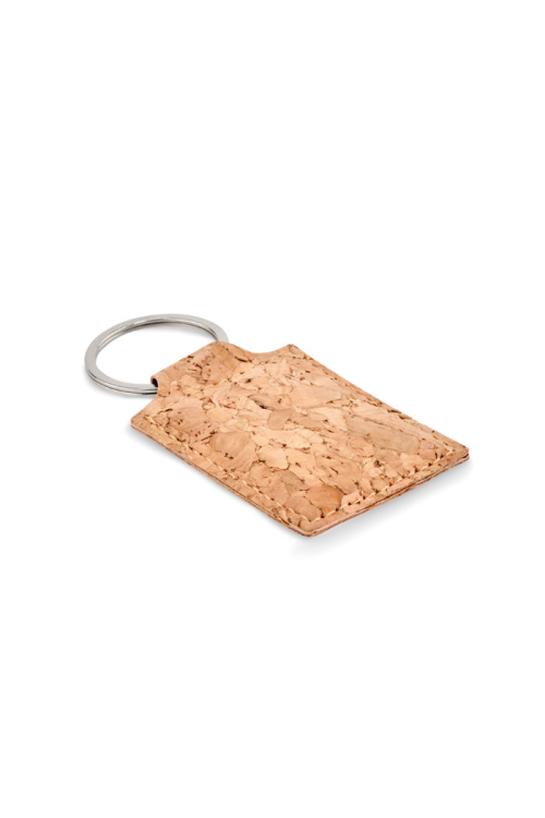 Porte-clés rectangulaire liège