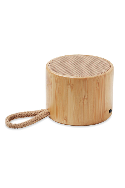 Haut-parleur sans fil bambou