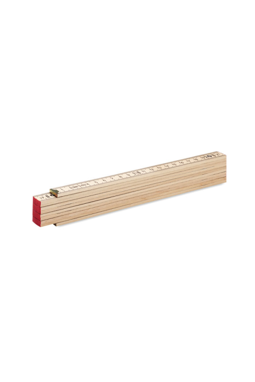 Règle de charpentier en bois 2m