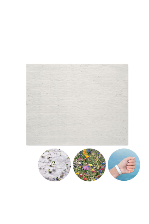 Bracelet en papier graines