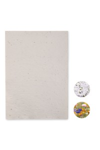 Papier A4 graines de fleurs