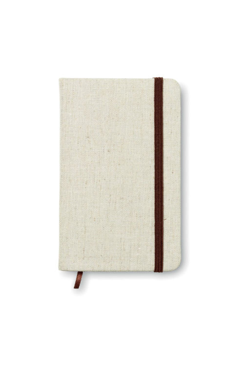 Carnet A6 avec 96 pages toile