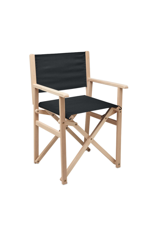 Chaise de plage pliable en bois