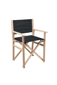 Chaise de plage pliable en bois