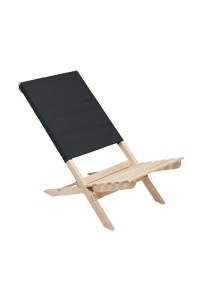 Chaise de plage pliable en bois