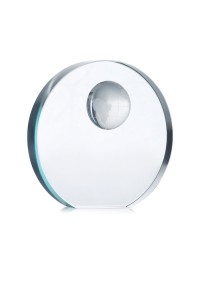 Trophée globe en verre