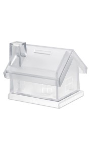 Tirelire maison plastique