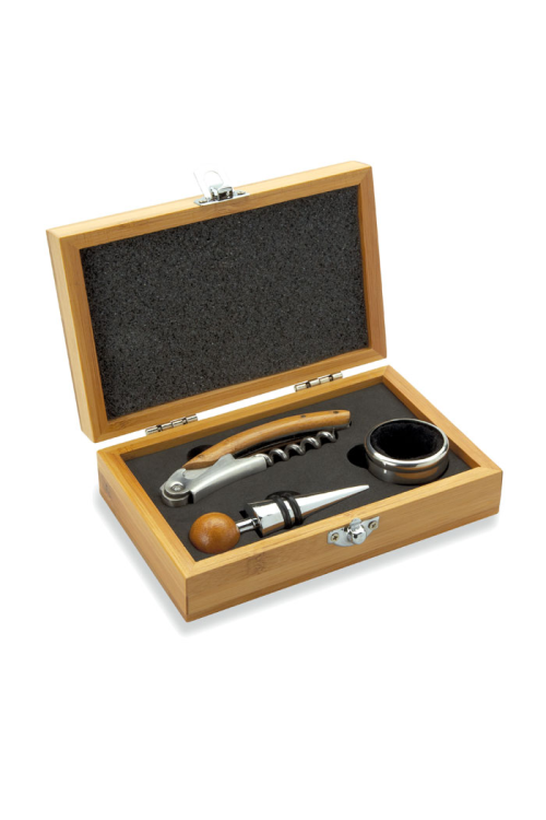 Coffret de sommelier en bambou