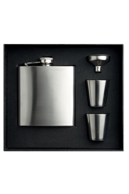 Flacon de poche avec gobelets